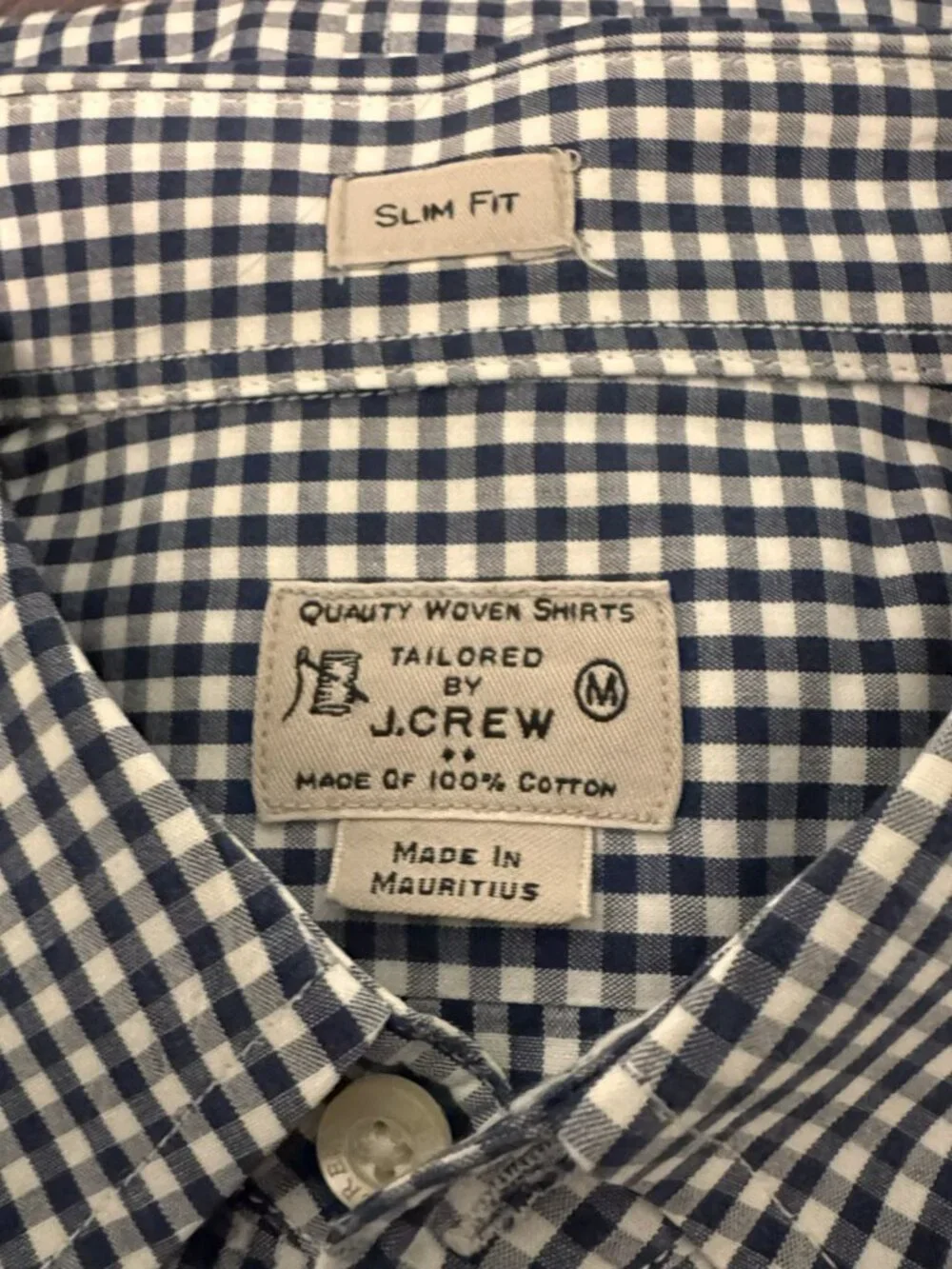J.Crew Vintage Plaid Button-Down Shirt | Size M - CL0027